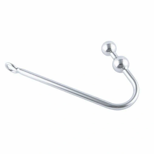 Pleasurable Hook Steel Stainless 4417 Two Anal Balls 0817